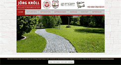 Desktop Screenshot of kroell-pflasterer.com
